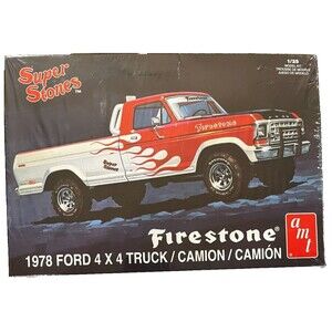AMT 1978 Ford 4x4 Pickup Firestone 1/25 Truck Plastic Model Kit NEW Sealed Super